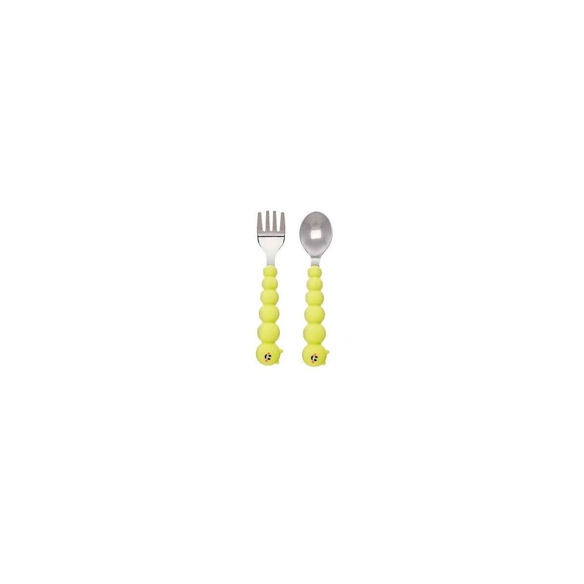 Spoon and Fork Set - Caterpillar