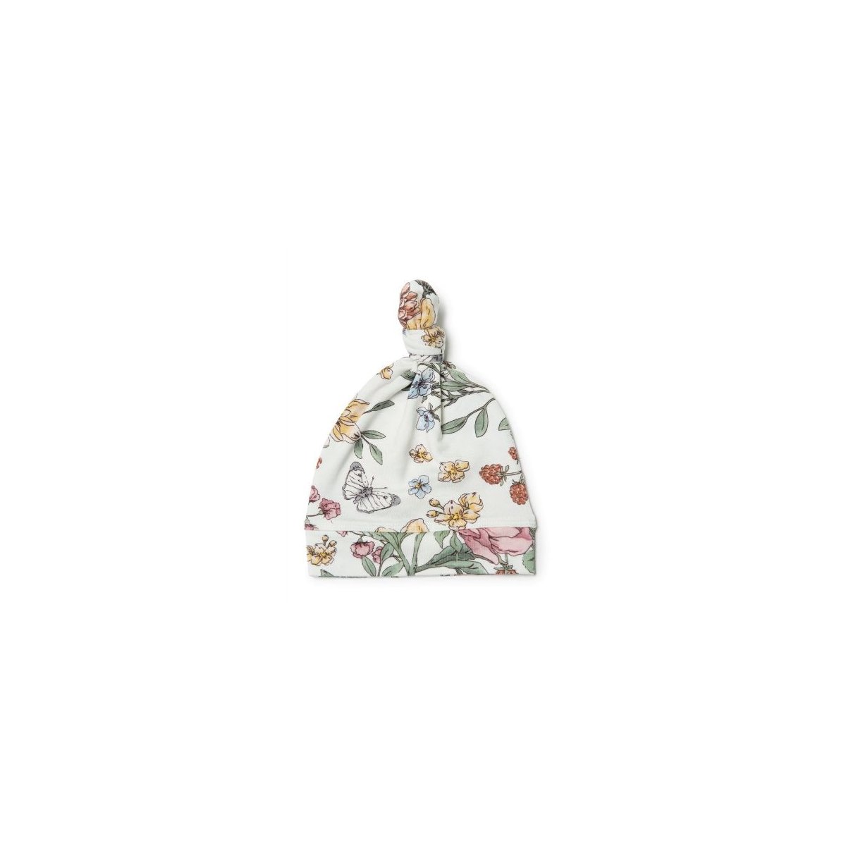 Top Knot Beanie Tencel - Secret Garden
