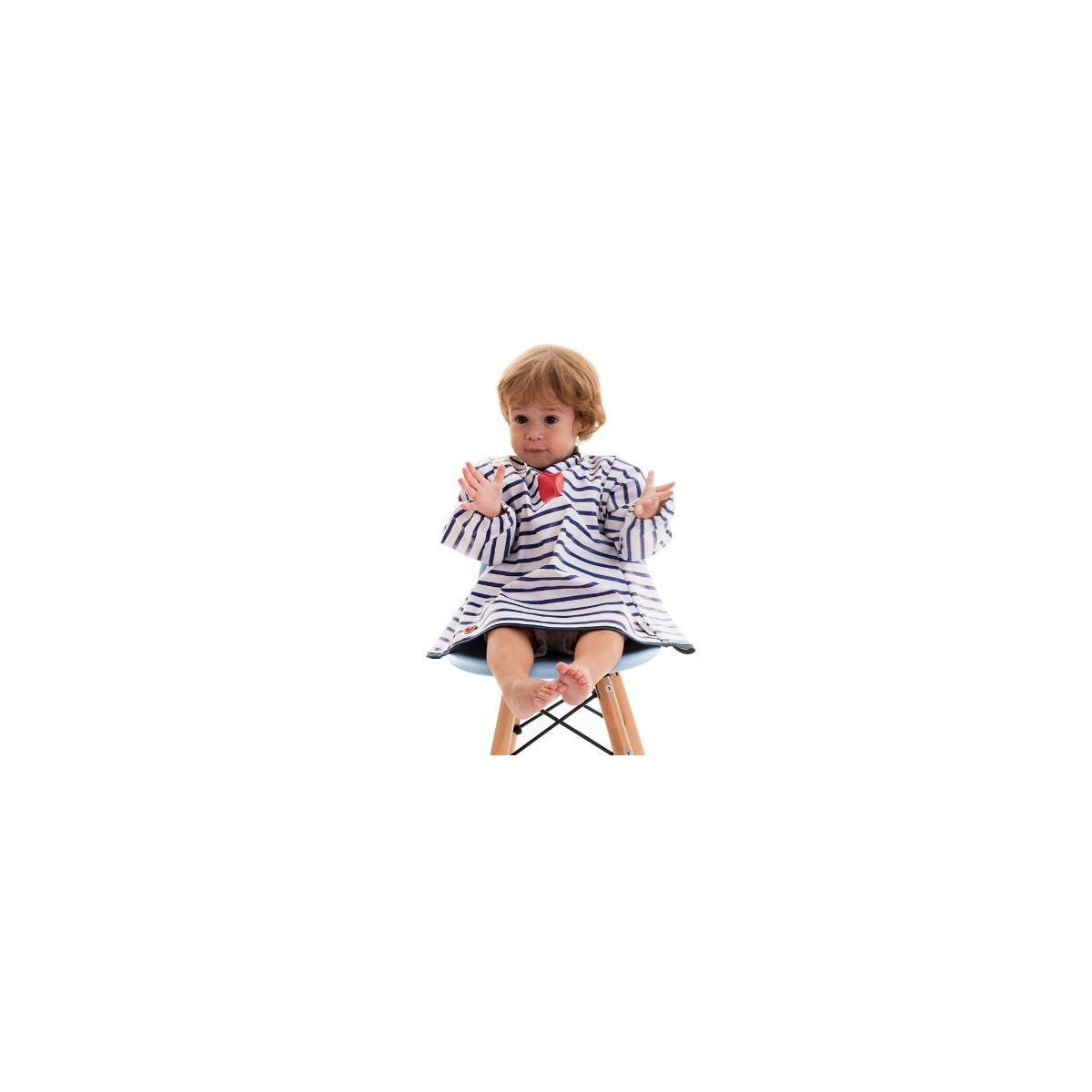 Smart Smock - Blue Stripes