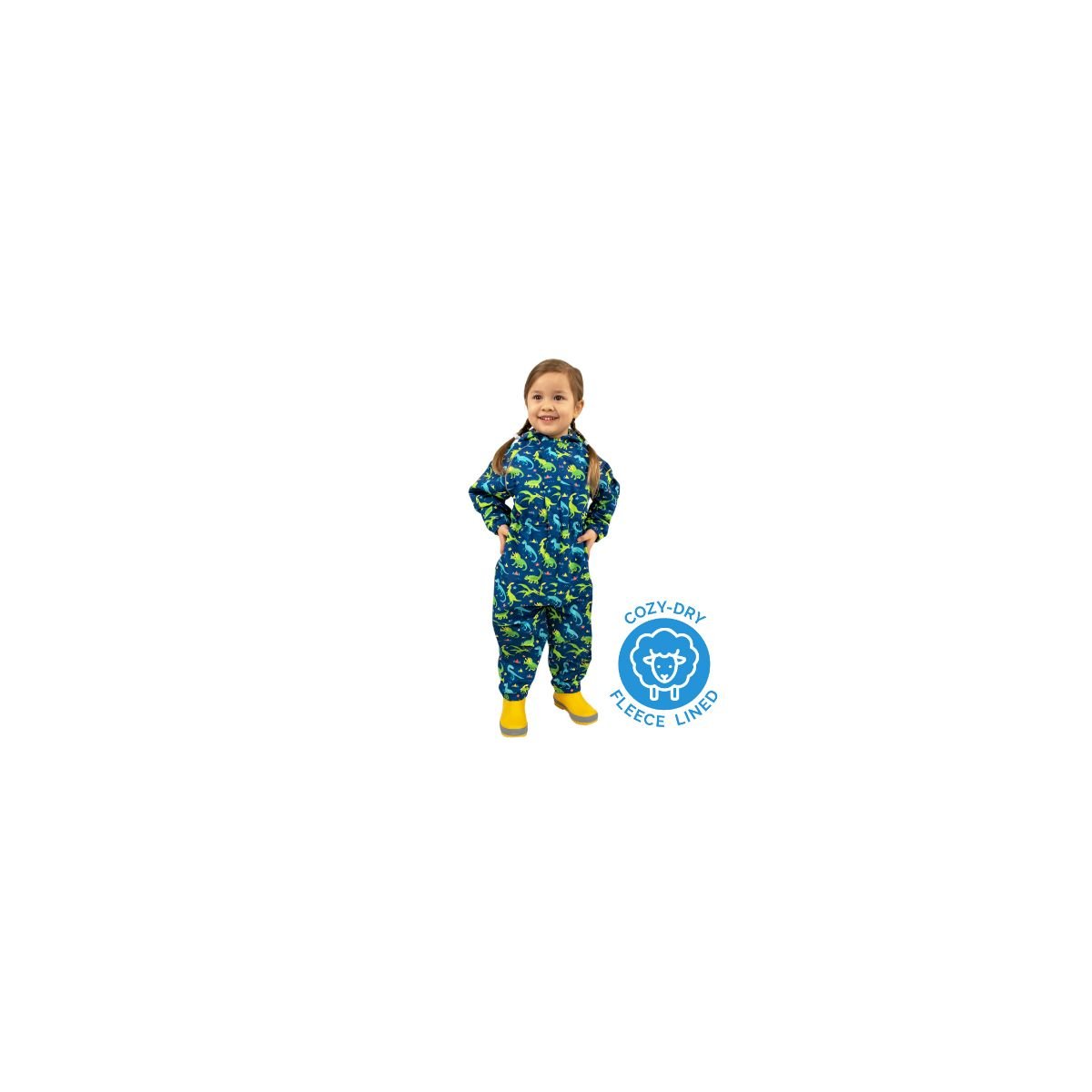 Cozy-Dry Waterproof Playsuit - Dinoland