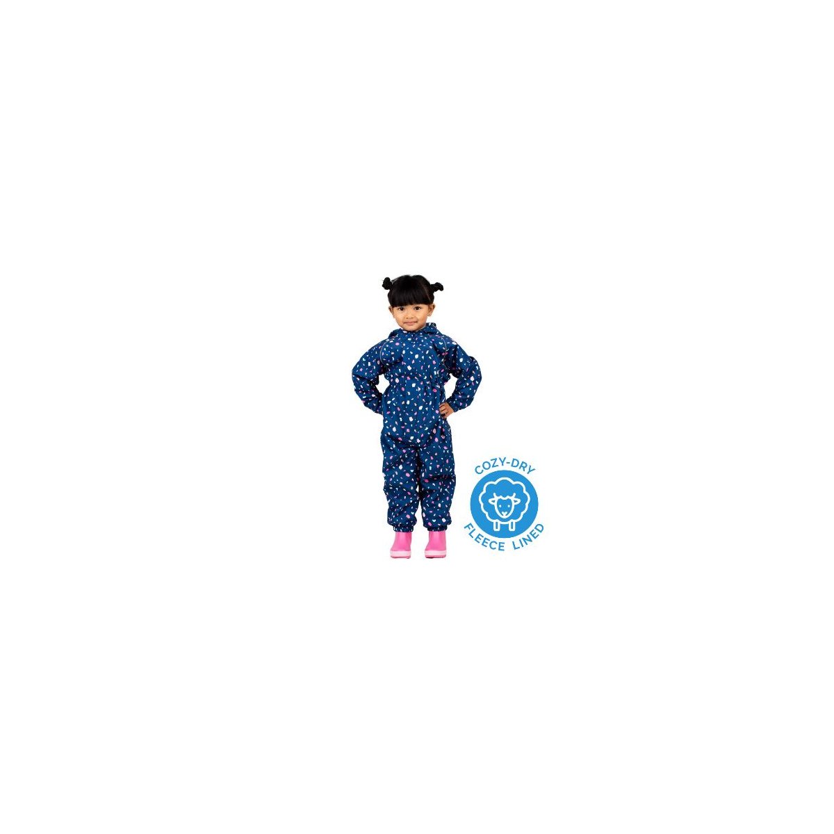 Cozy-Dry Waterproof Playsuit - Terrazzo
