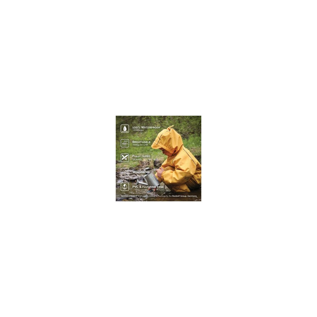 Cozy-Dry Waterproof Playsuit - Yellow
