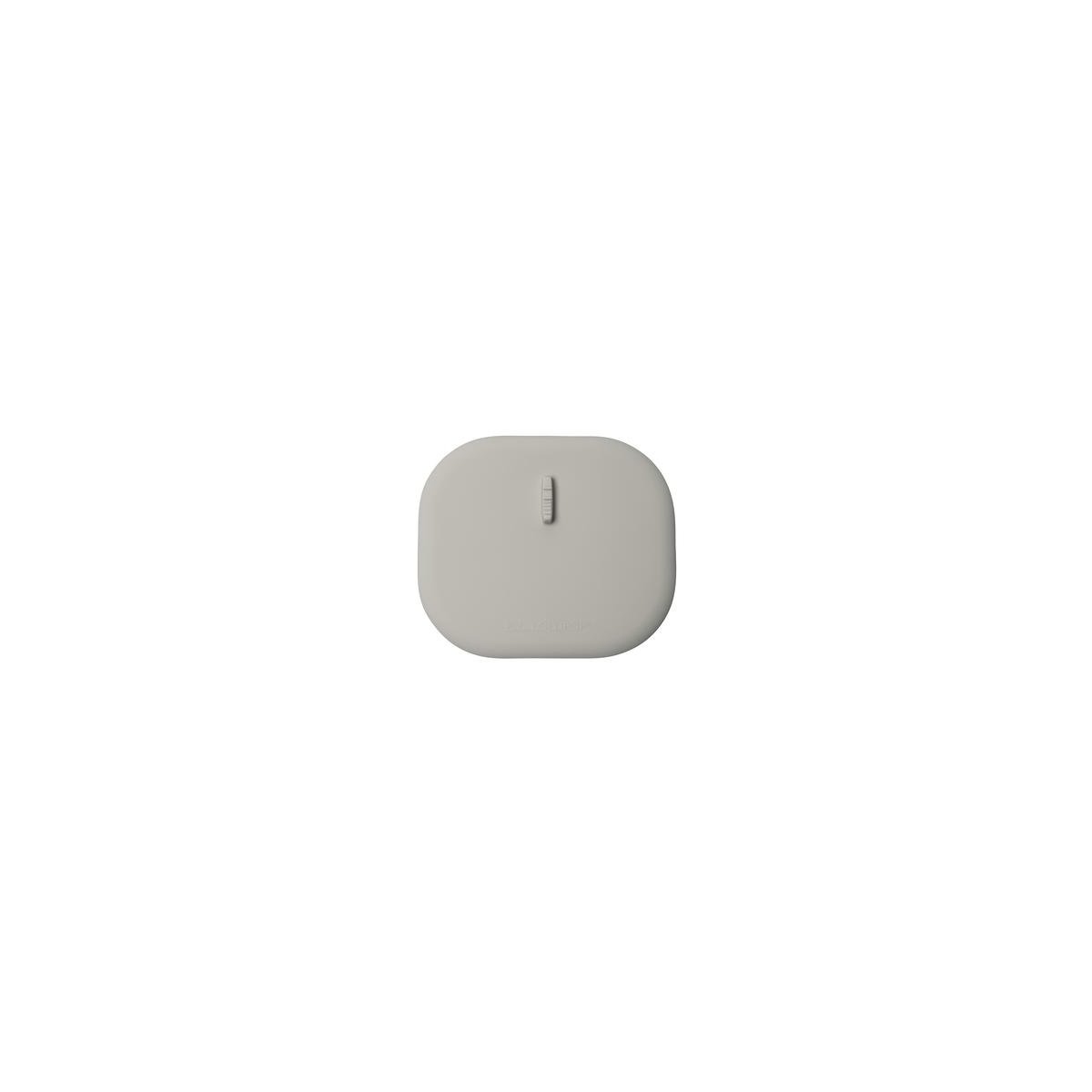 Silicone Divided Plate with Lid - Silver Grey