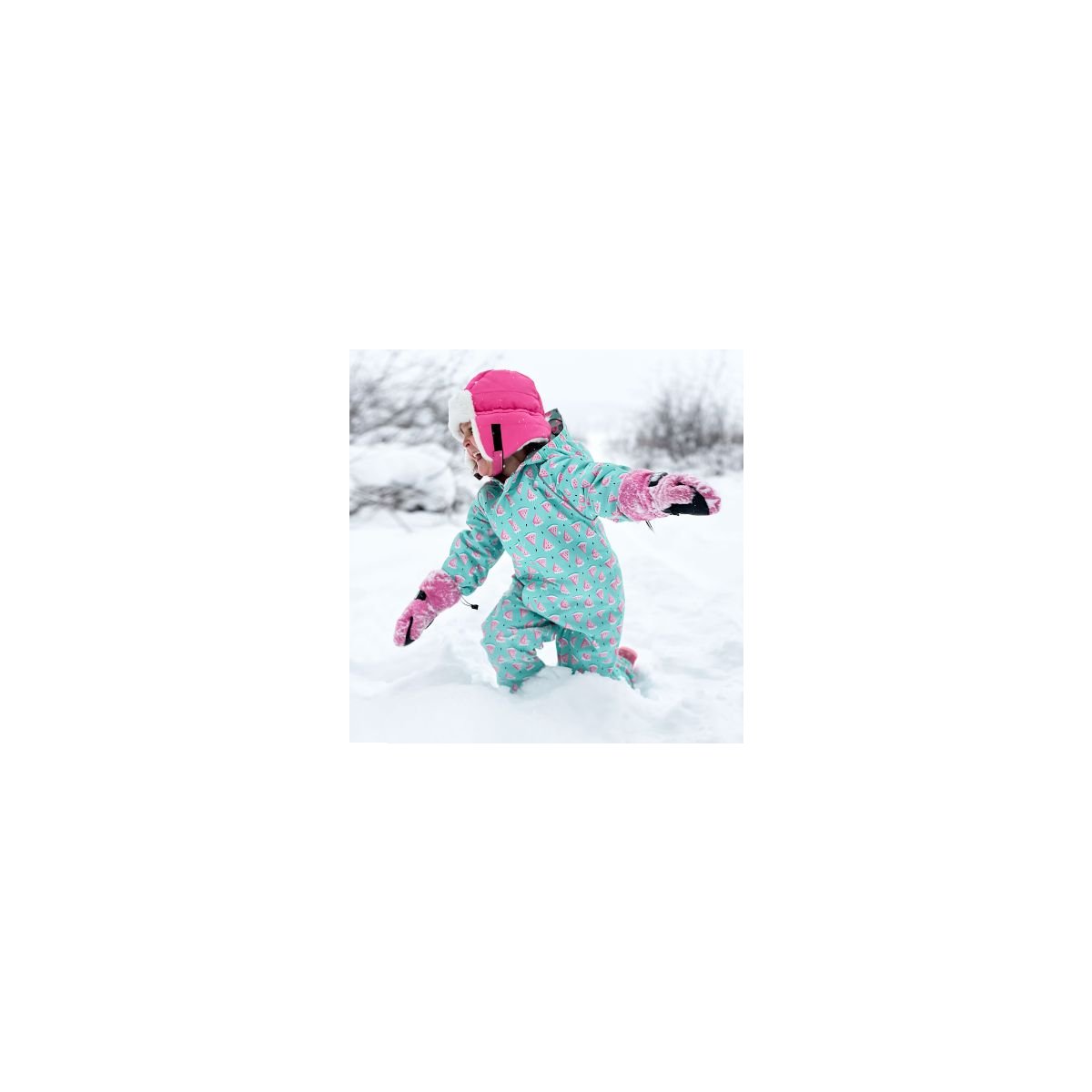 Puddle-Dry Waterproof Play Suit - Watermelon