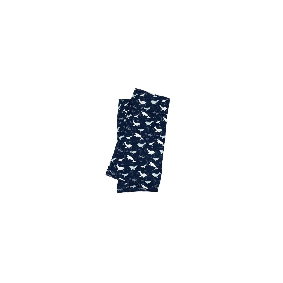 Muslin Swaddle - Blue Whales