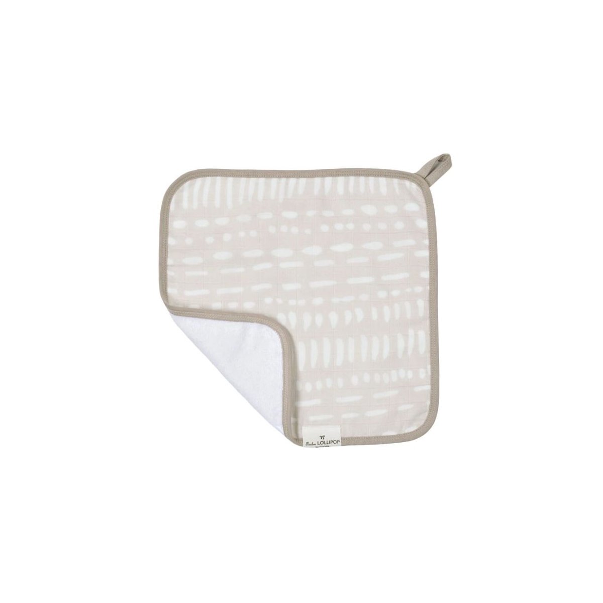 Deluxe Washcloth 3 Pack - Grey Mudcloth