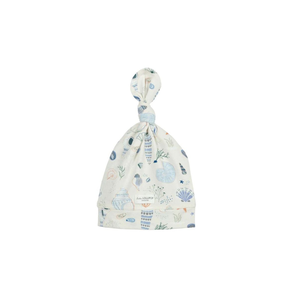Top Knot Beanie Tencel - Seashells