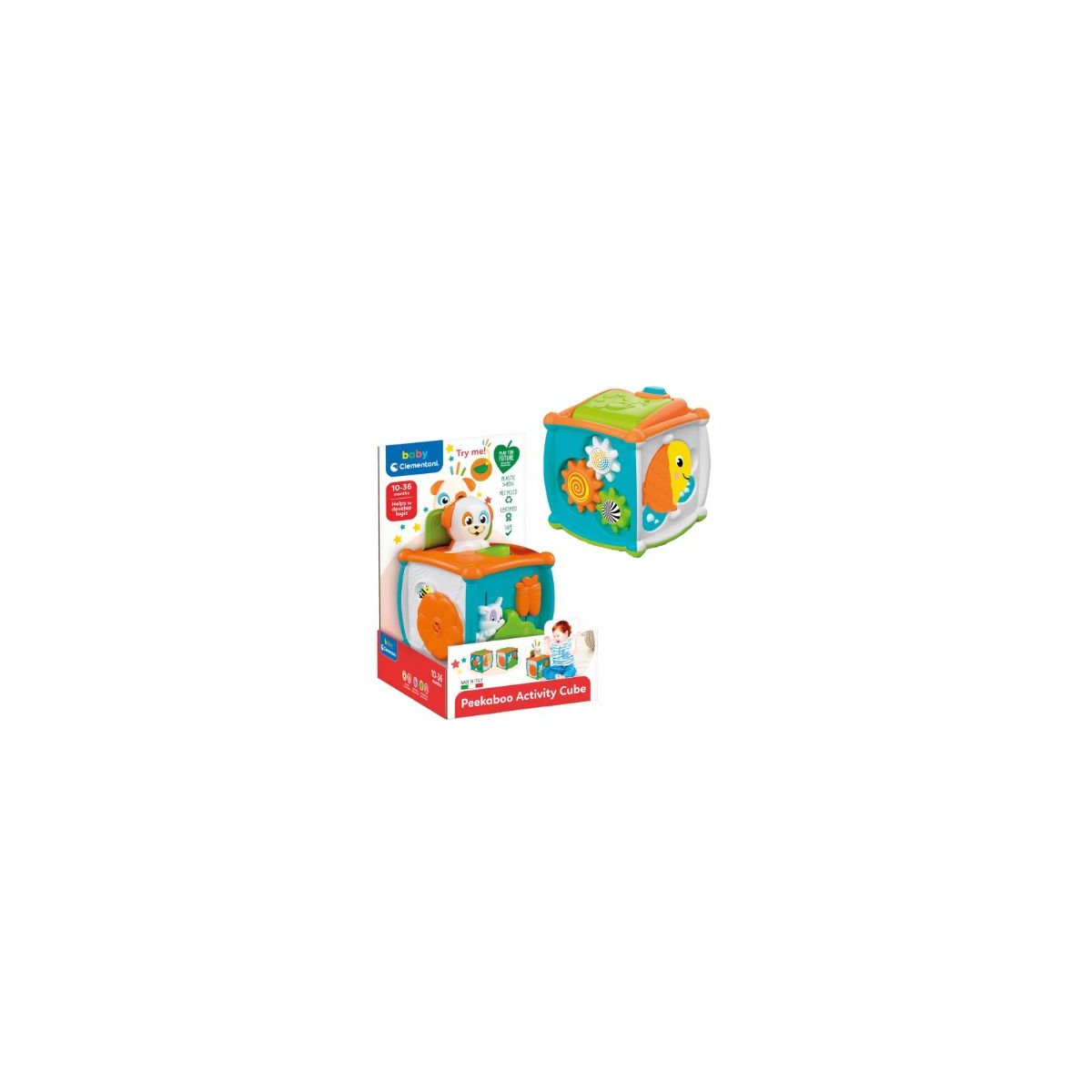 Peek-a-boo Activity Cube