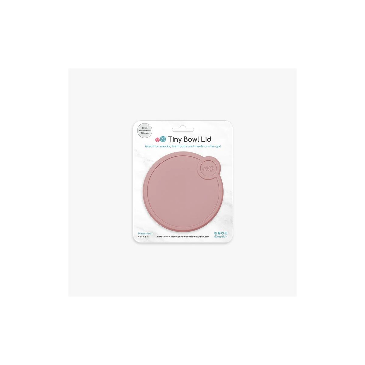 Lid for Tiny Bowl - Blush
