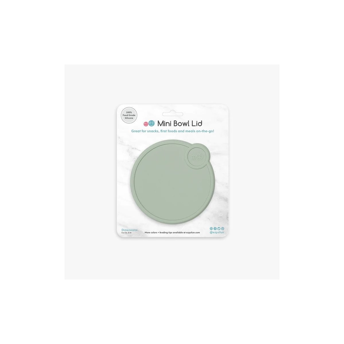 Lid for Mini Bowl - Sage