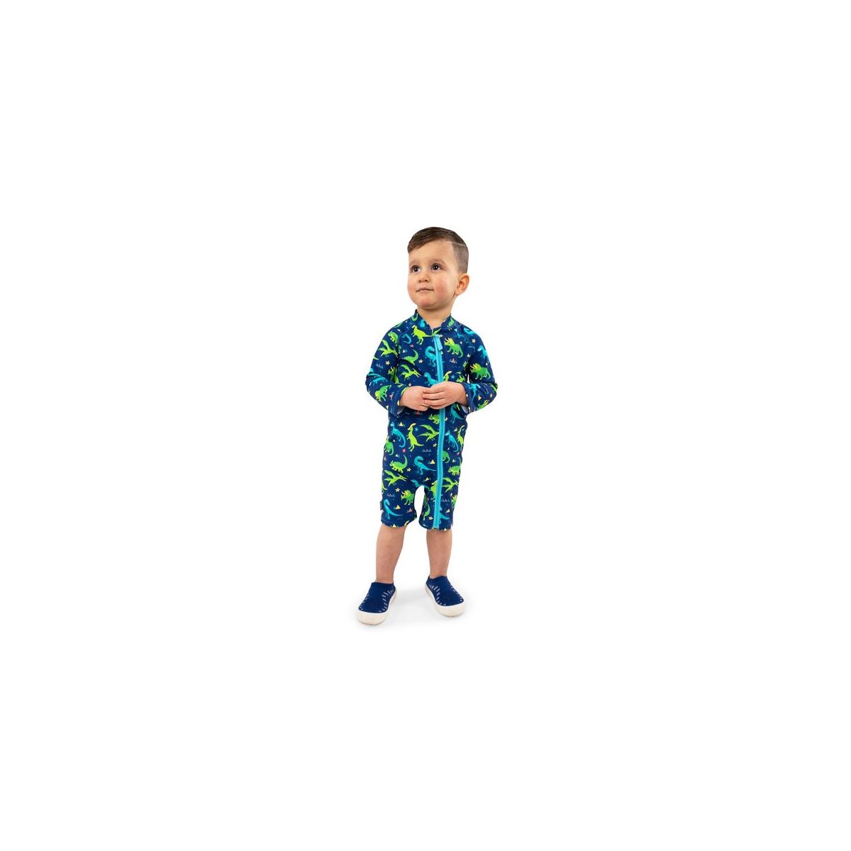 Long Sleeve One Piece UV Jumpsuit - Dinoland