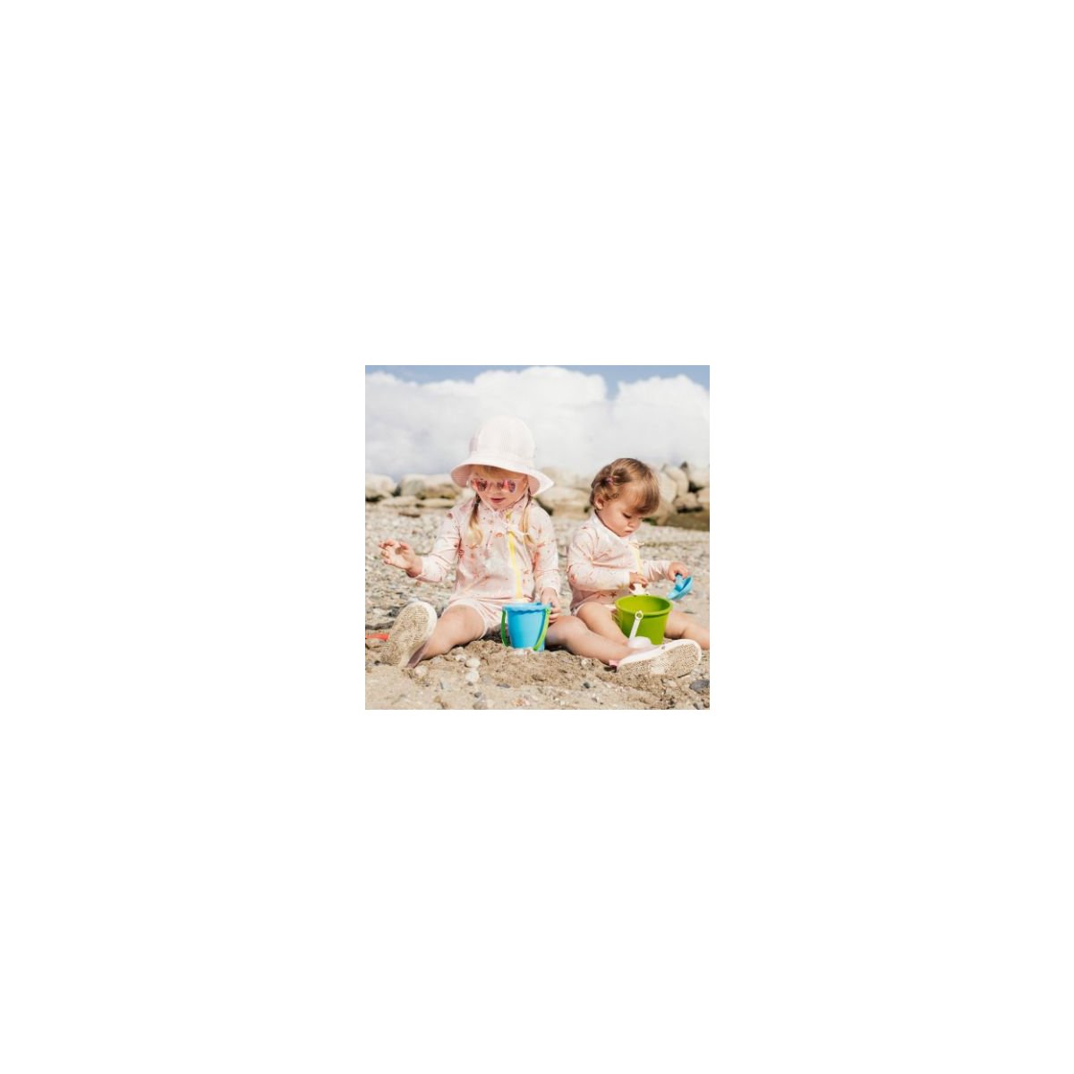 Long Sleeve One Piece UV Jumpsuit - Tidal Pool