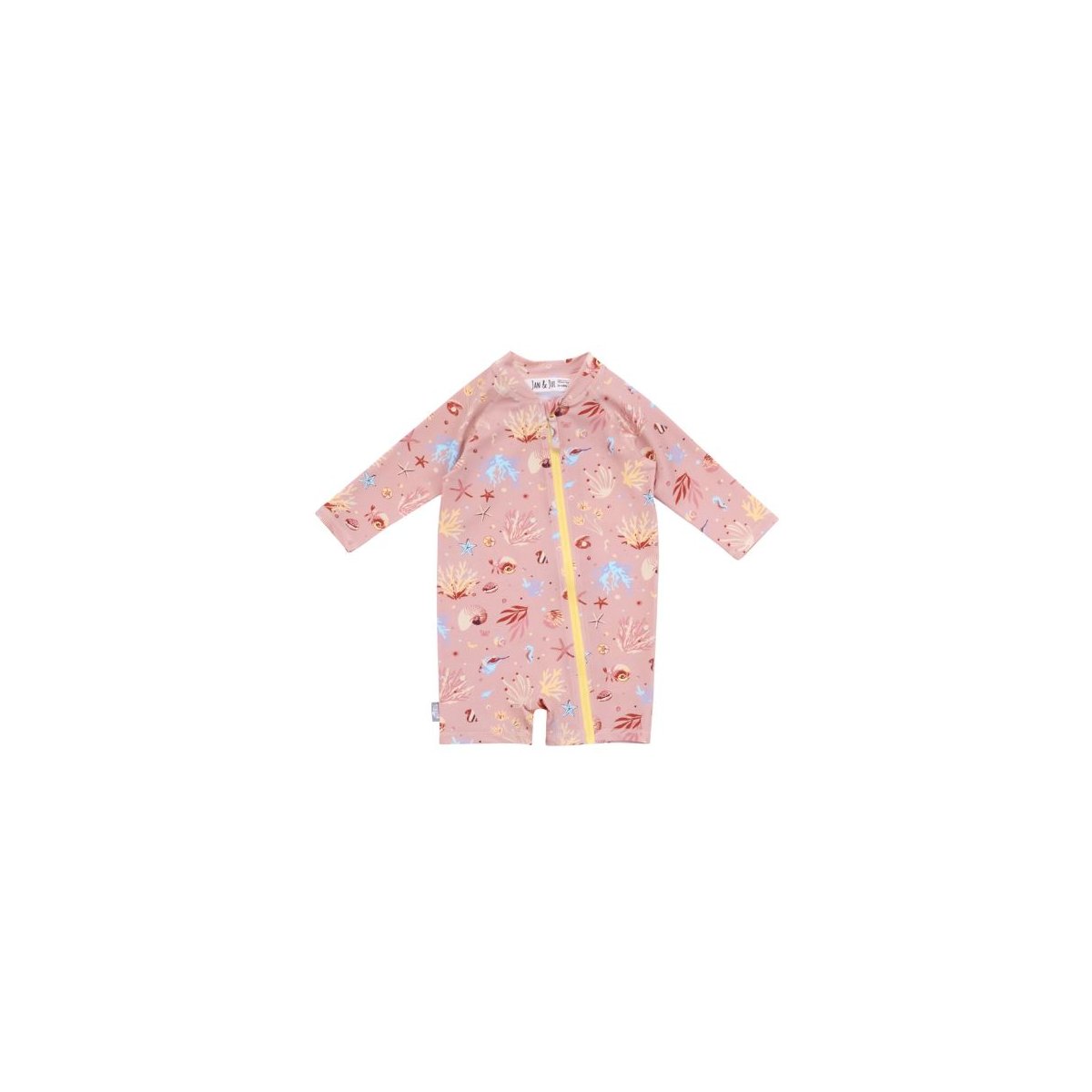 Long Sleeve One Piece UV Jumpsuit - Tidal Pool