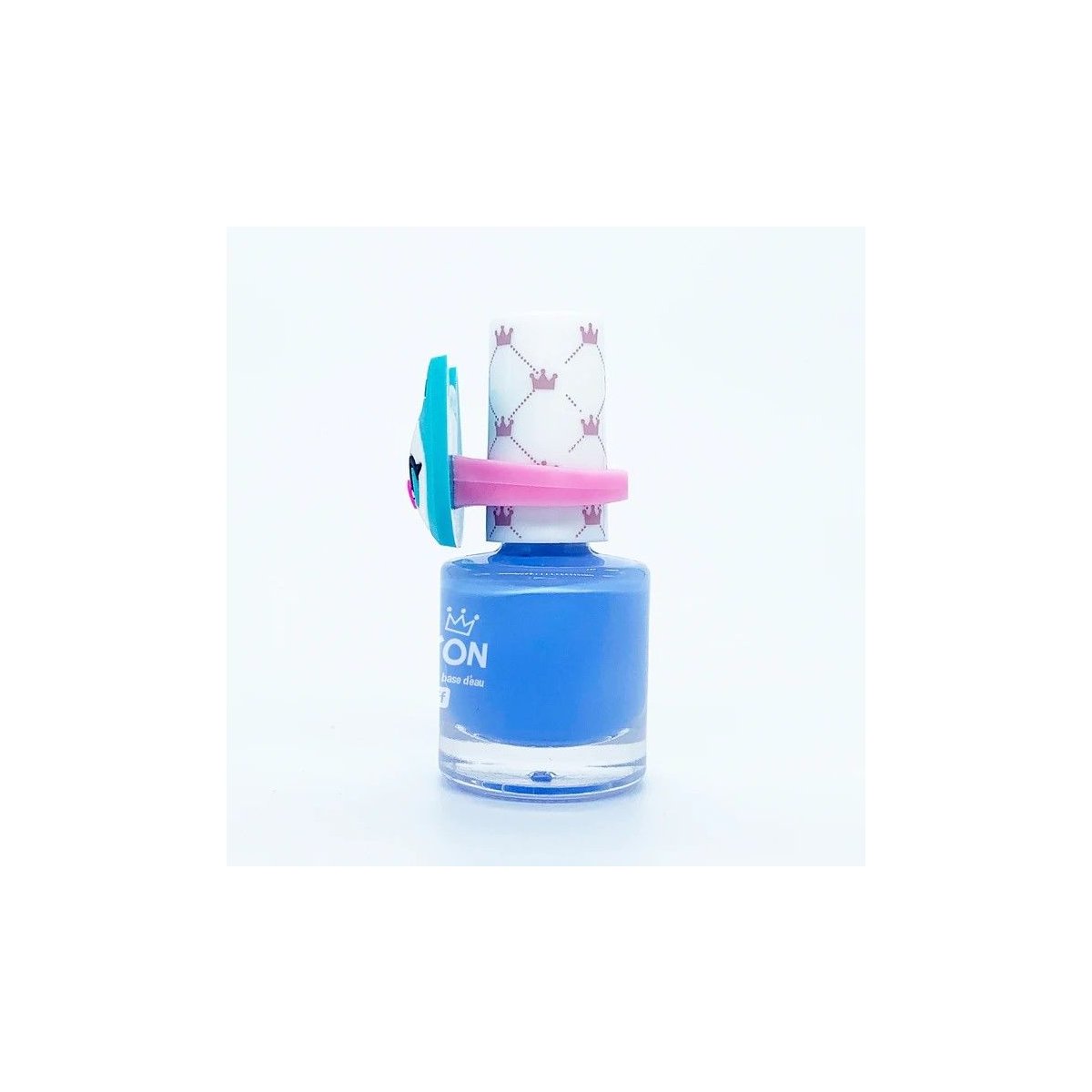 Peel Off Nail Polish Blue with Owl Ring