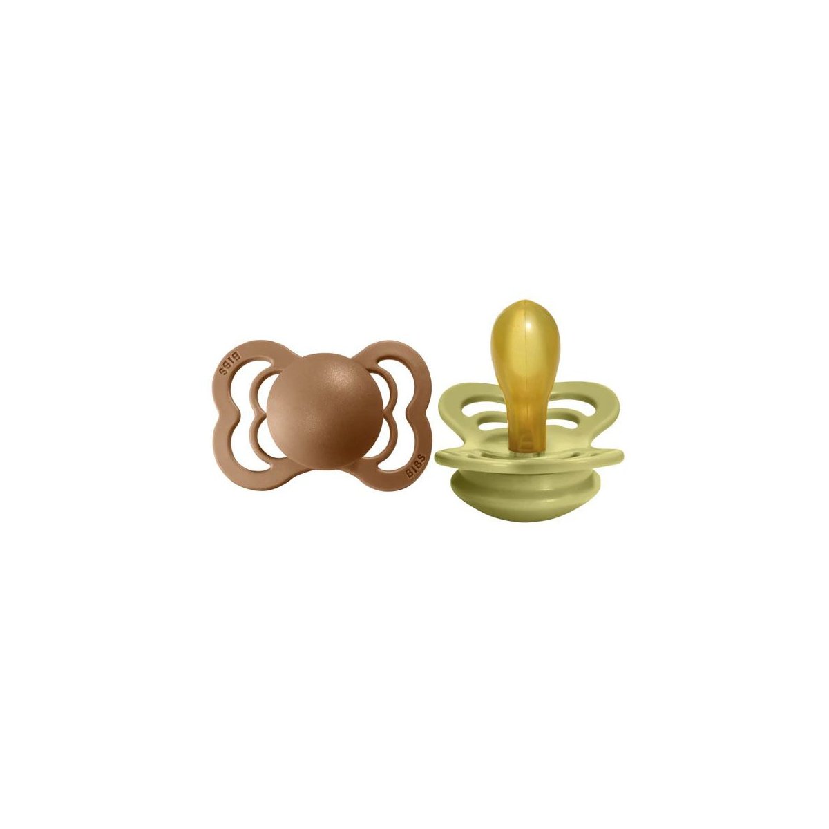 Supreme Natural Rubber Pacifier 2 Pack - Meadow/Earth