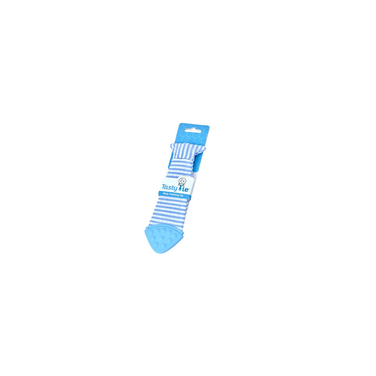 Baby Teething Tie - Seersucker