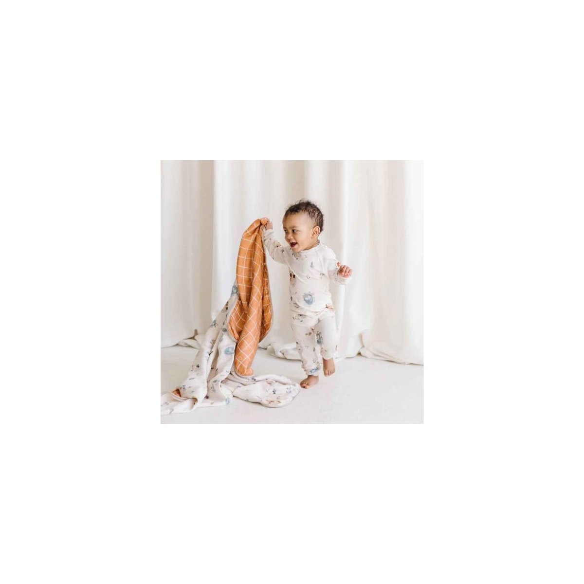 Muslin Quilt Blanket - Cozy Forest