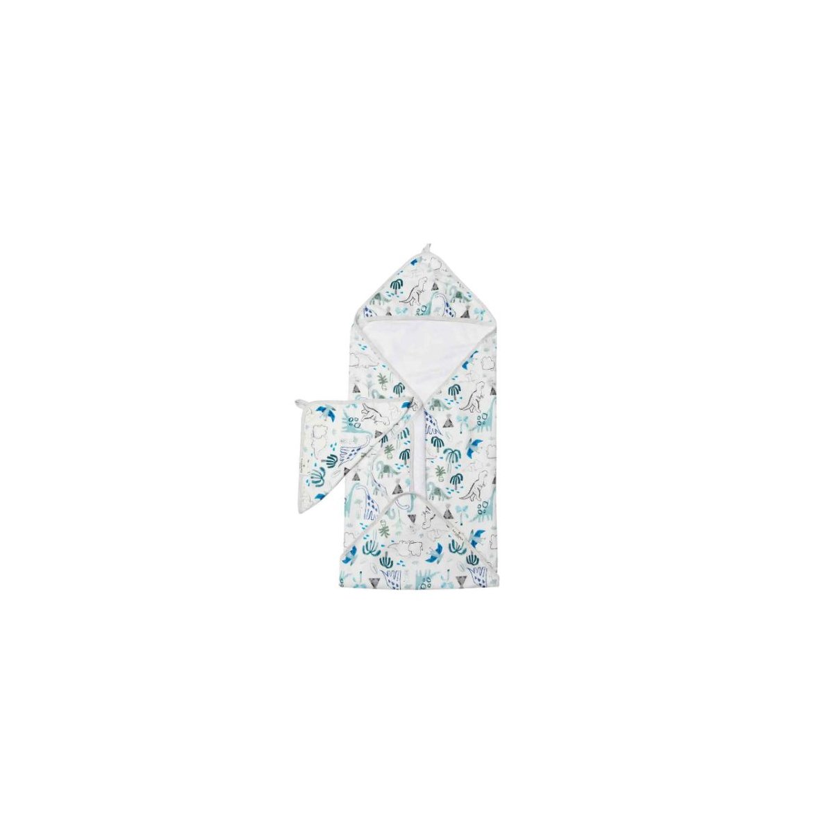 Hooded Towel Set - Dinosaurs