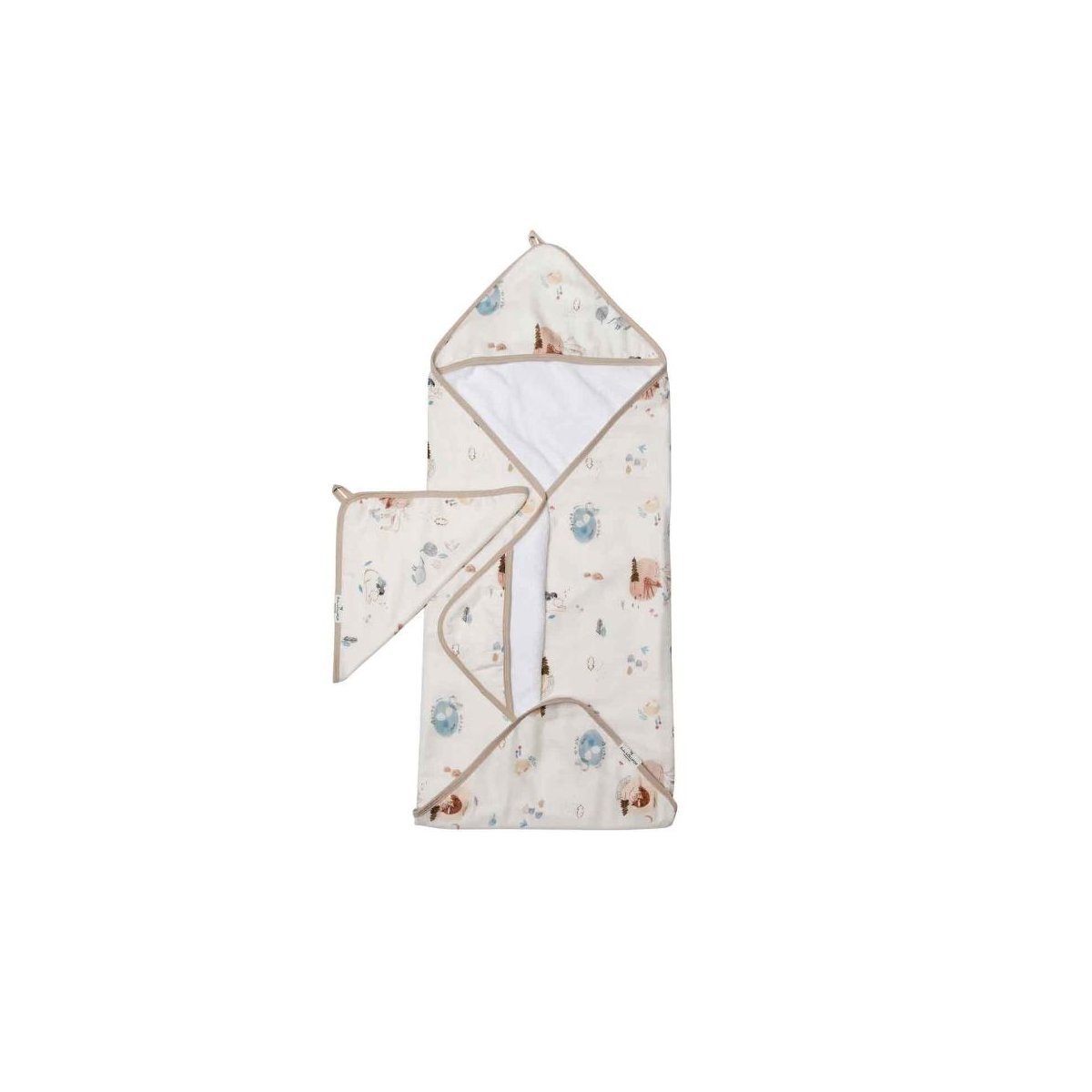 Hooded Towel Set - Cozy Forest