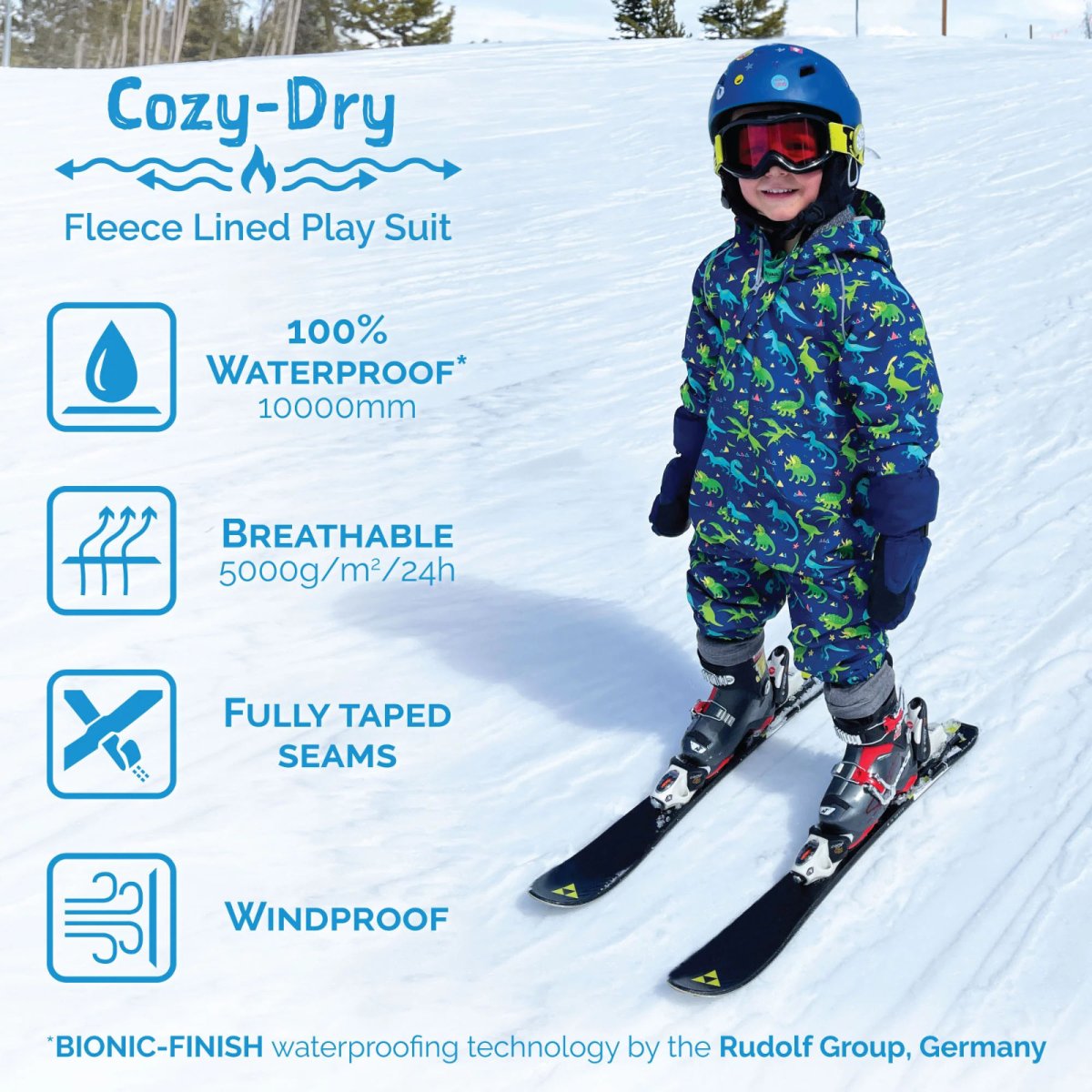 Puddle-Dry Waterproof Play Suit - Dinoland