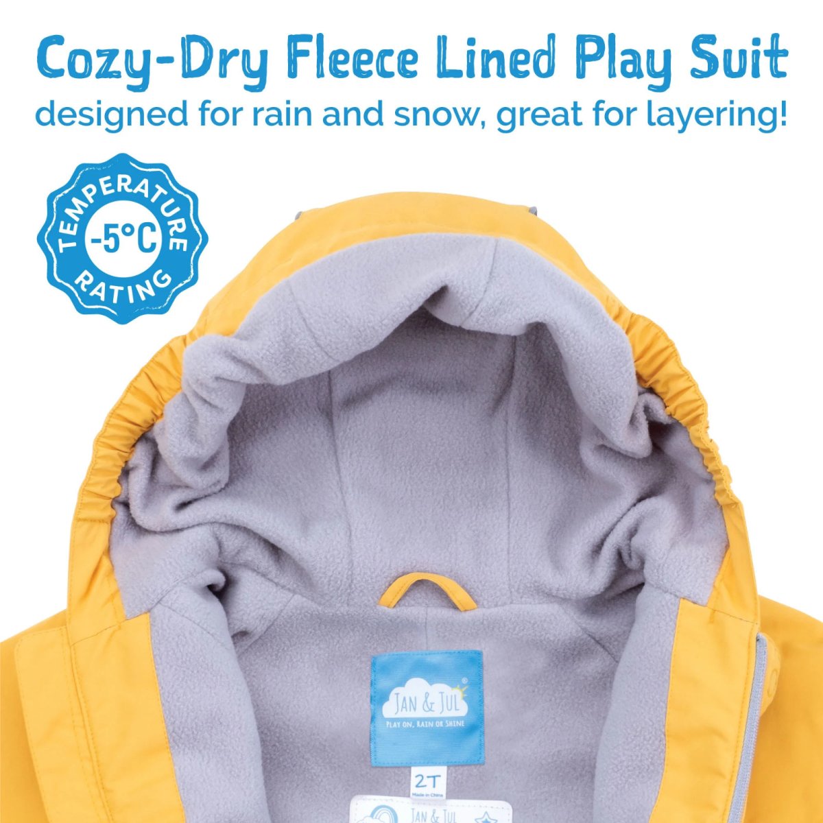 Puddle-Dry Waterproof Playsuit - Constellations