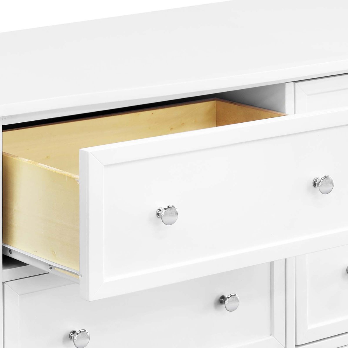 Kalani 6 Drawer Double Wide Dresser White