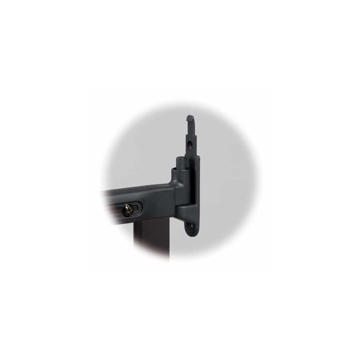 Bamboo Angle Mount Safeway Gate - Grey