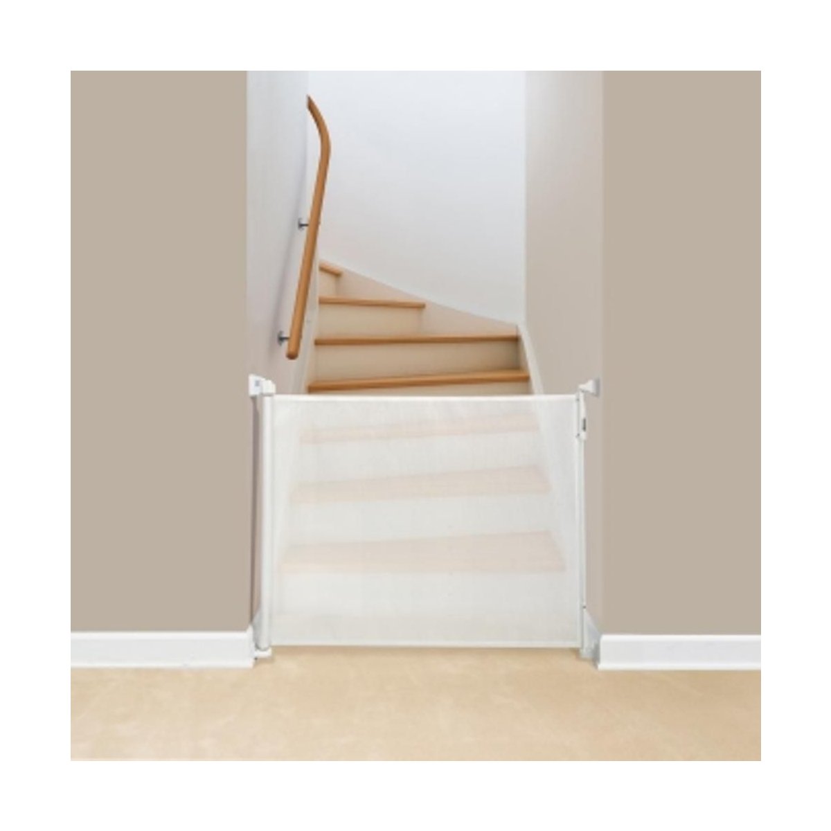 Retractable Safeway Gate - White