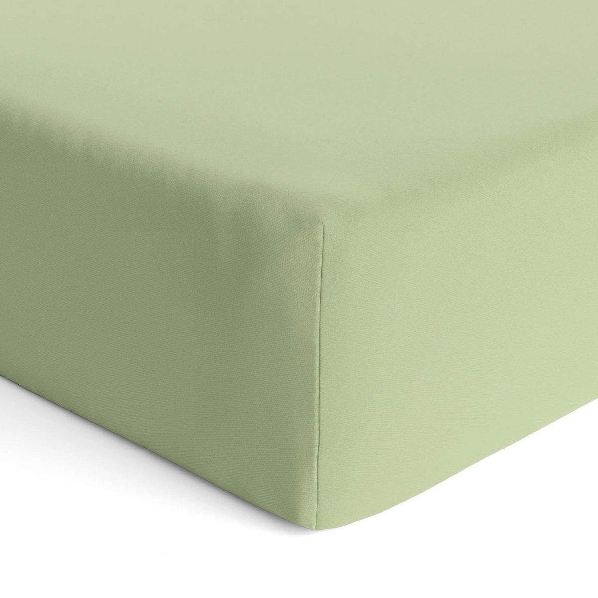 Flannel Crib Sheet - Mint