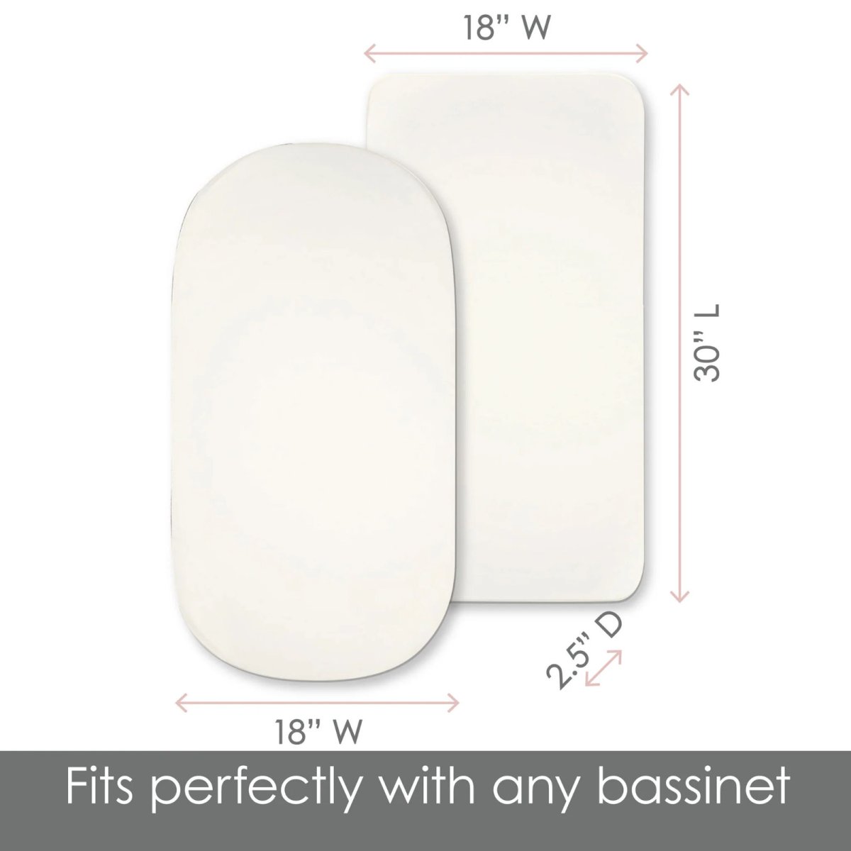 Percale Bassinet Sheet Ecru