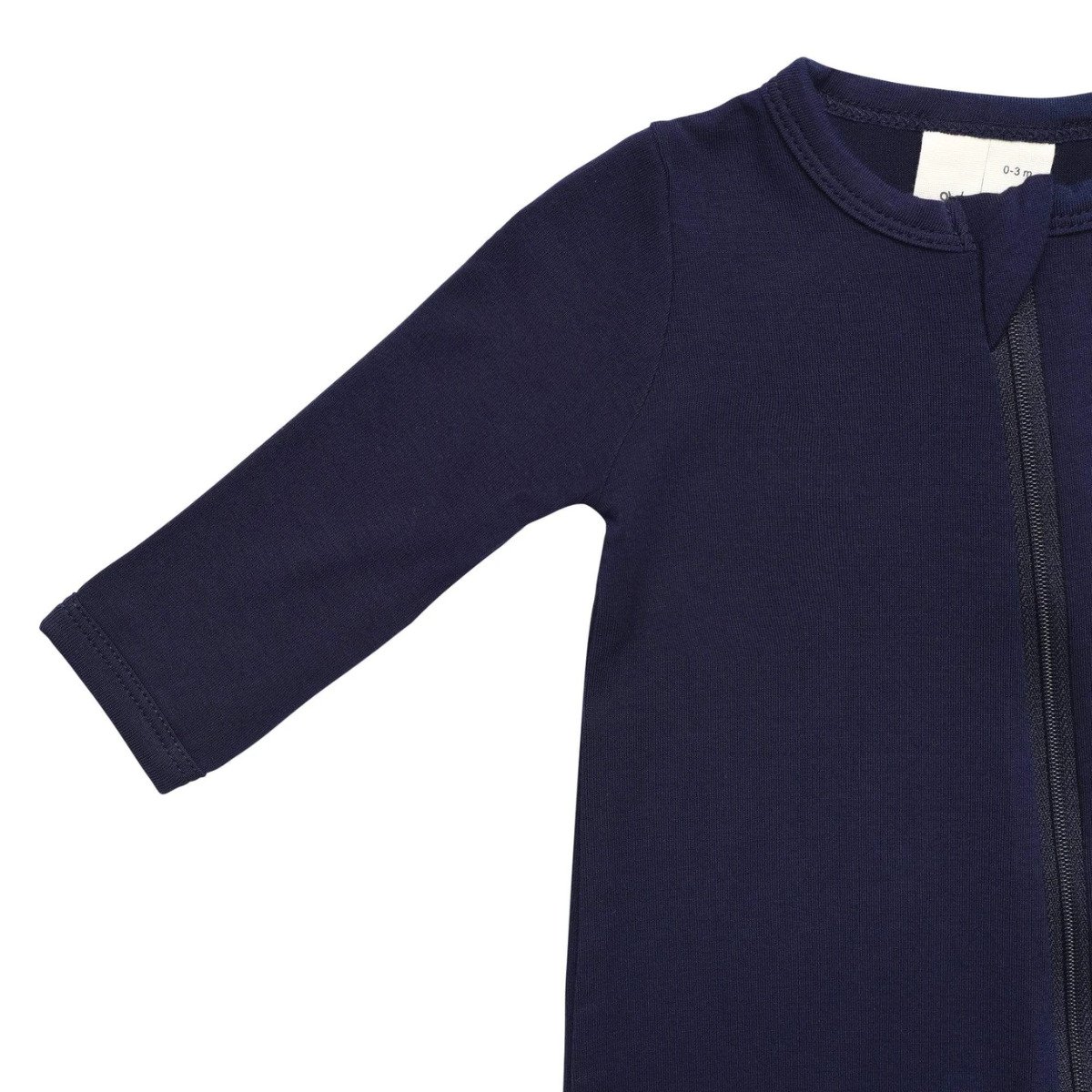 Zippered Footie - Navy - 18-24 months