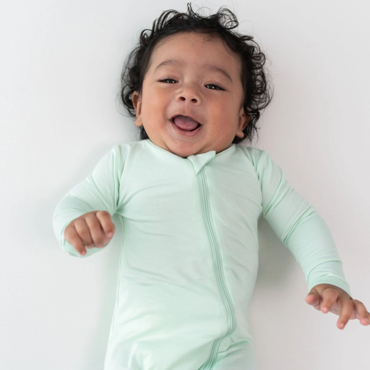 Zippered Footie - Mint