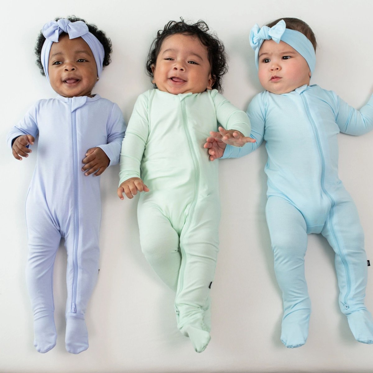 Zippered Footie - Mint