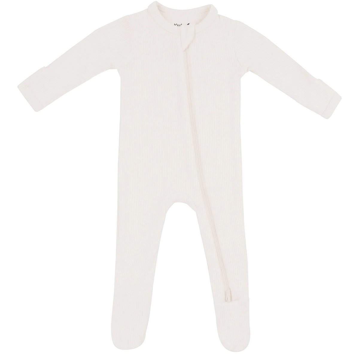 Zippered Footie - Oat