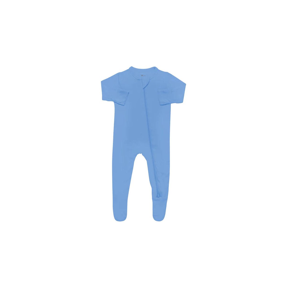 Zippered Footie - Periwinkle