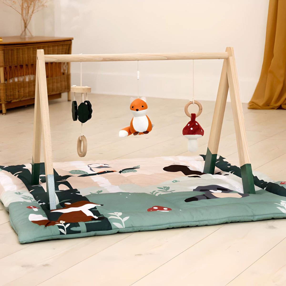 Wooden Activity Arch - Forest