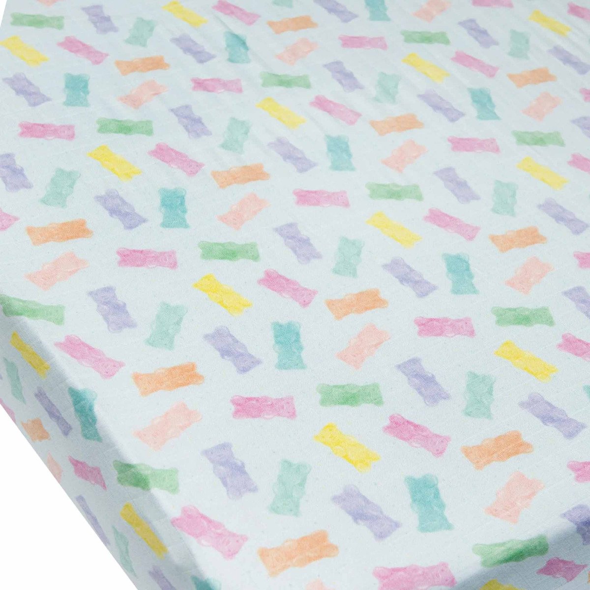 Fitted Crib Sheet - Gummy Bear