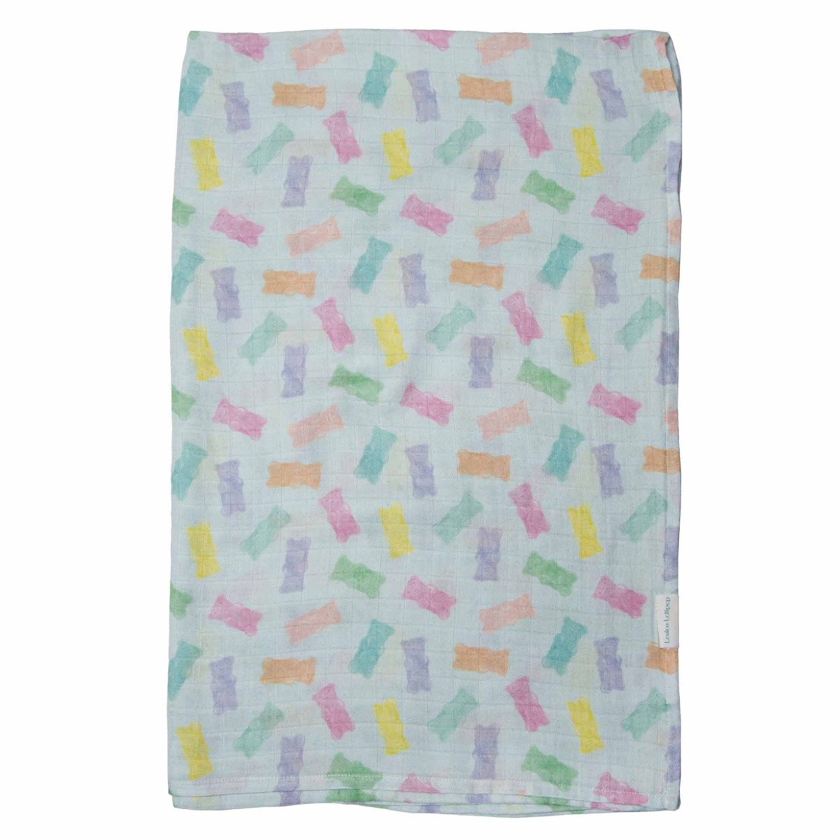 Muslin Swaddle Blanket - Gummy Bear