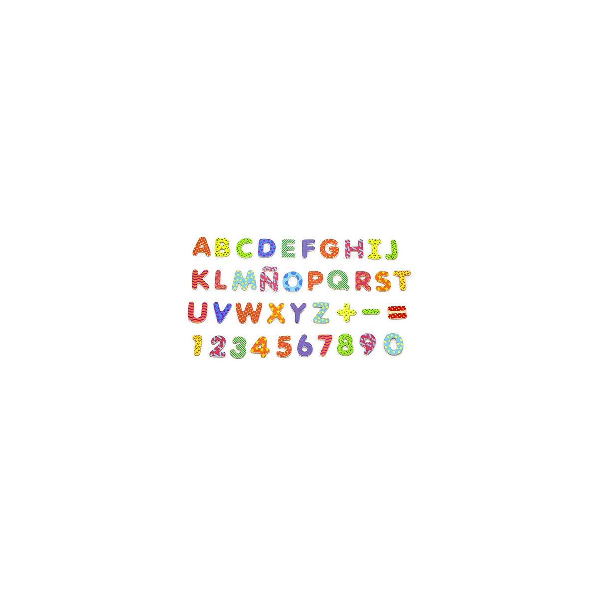 Magnetic Letters & Numbers - 77 Pieces