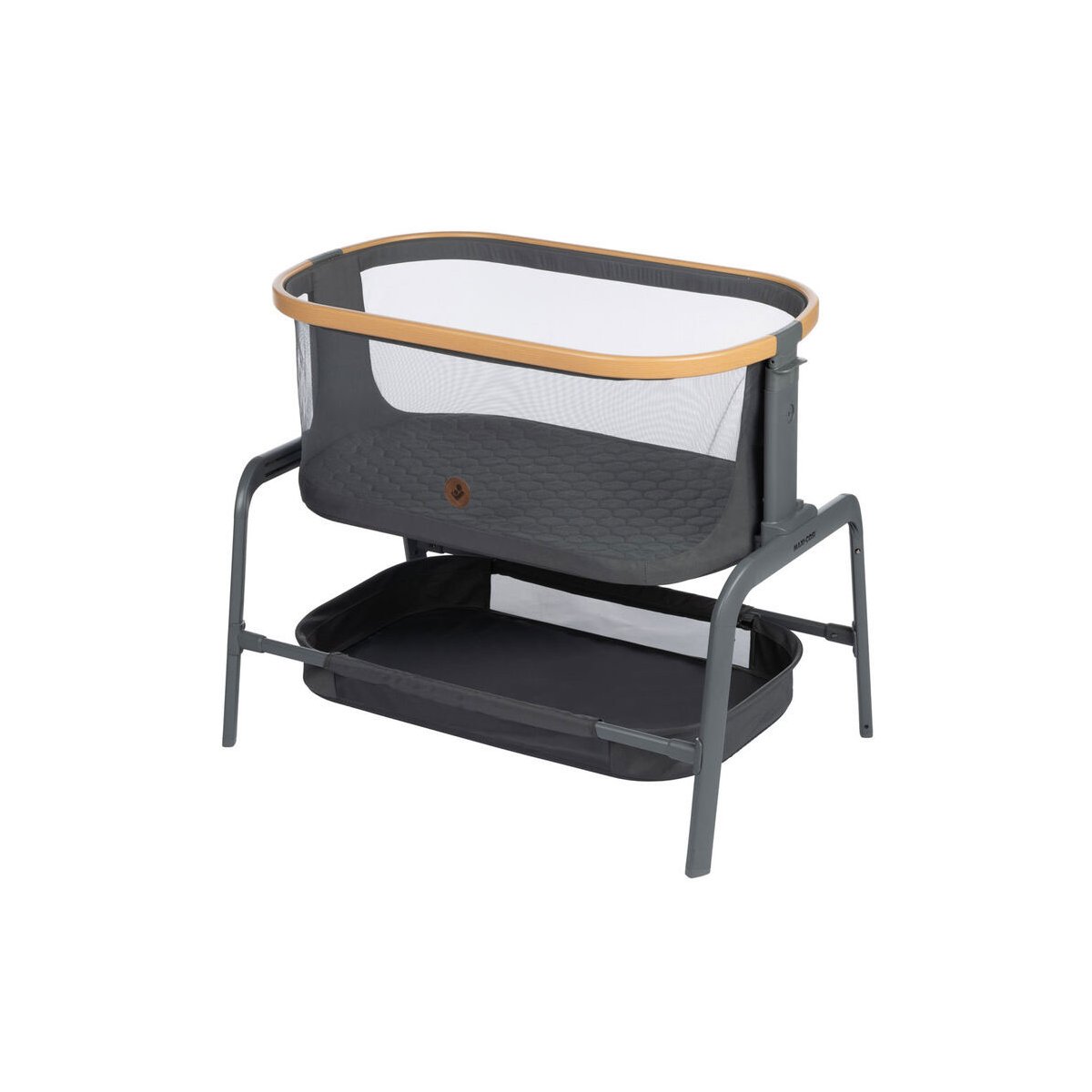 Iora Bedside Bassinet - Classic Graphite