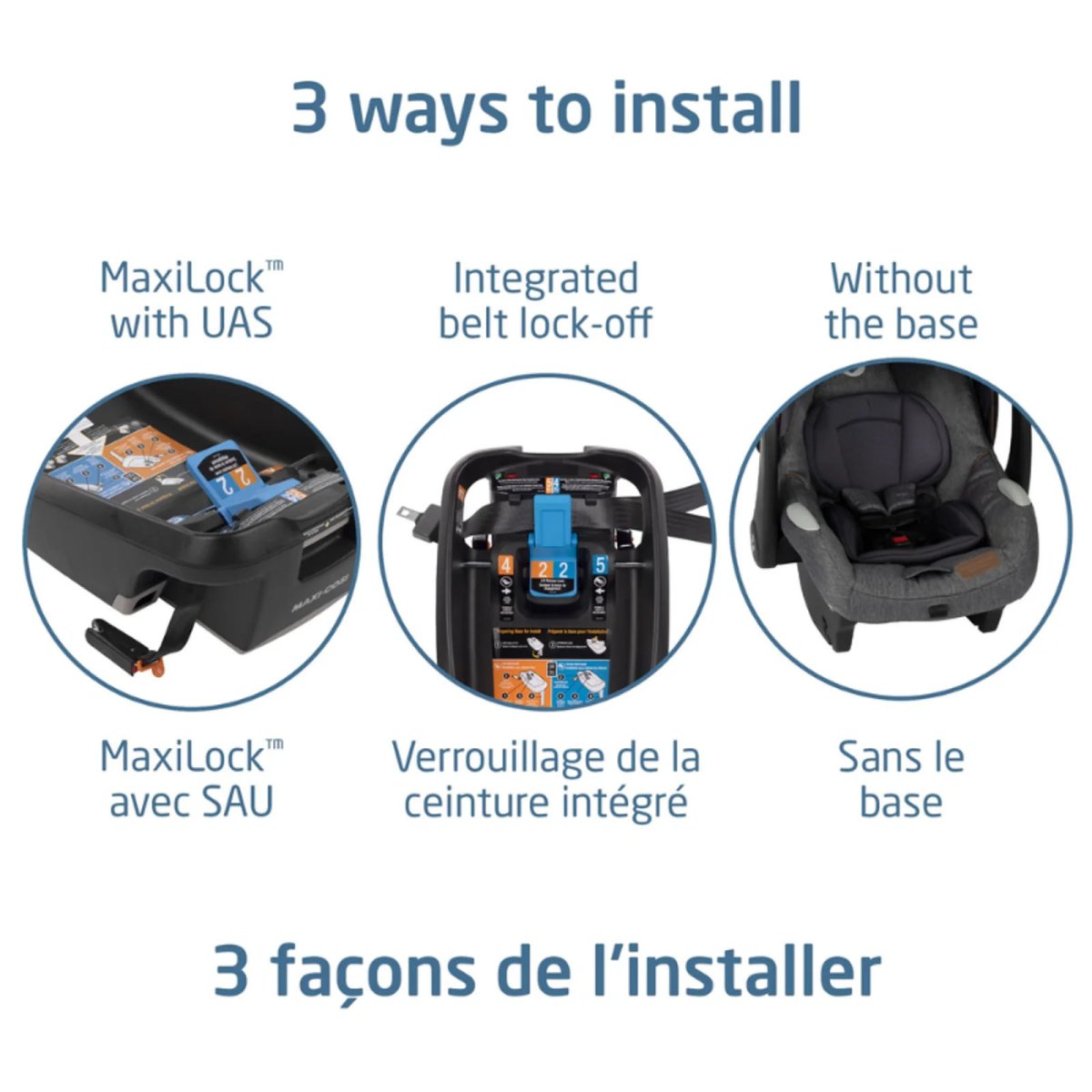 Mico Luxe+ Infant Car Seat - Select Grey (Exclusive Online Product)