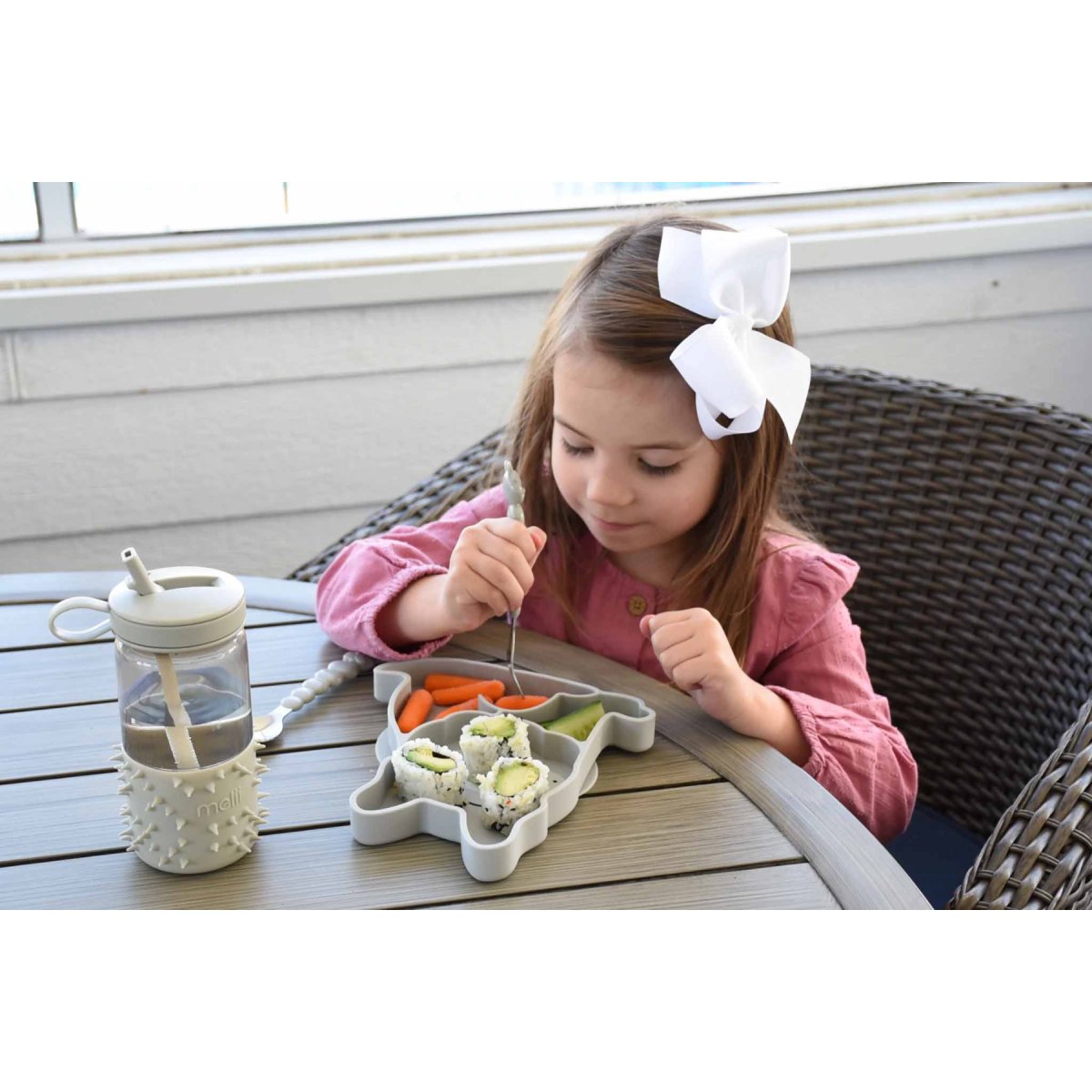 Silicone Divided Plate - Bulldog
