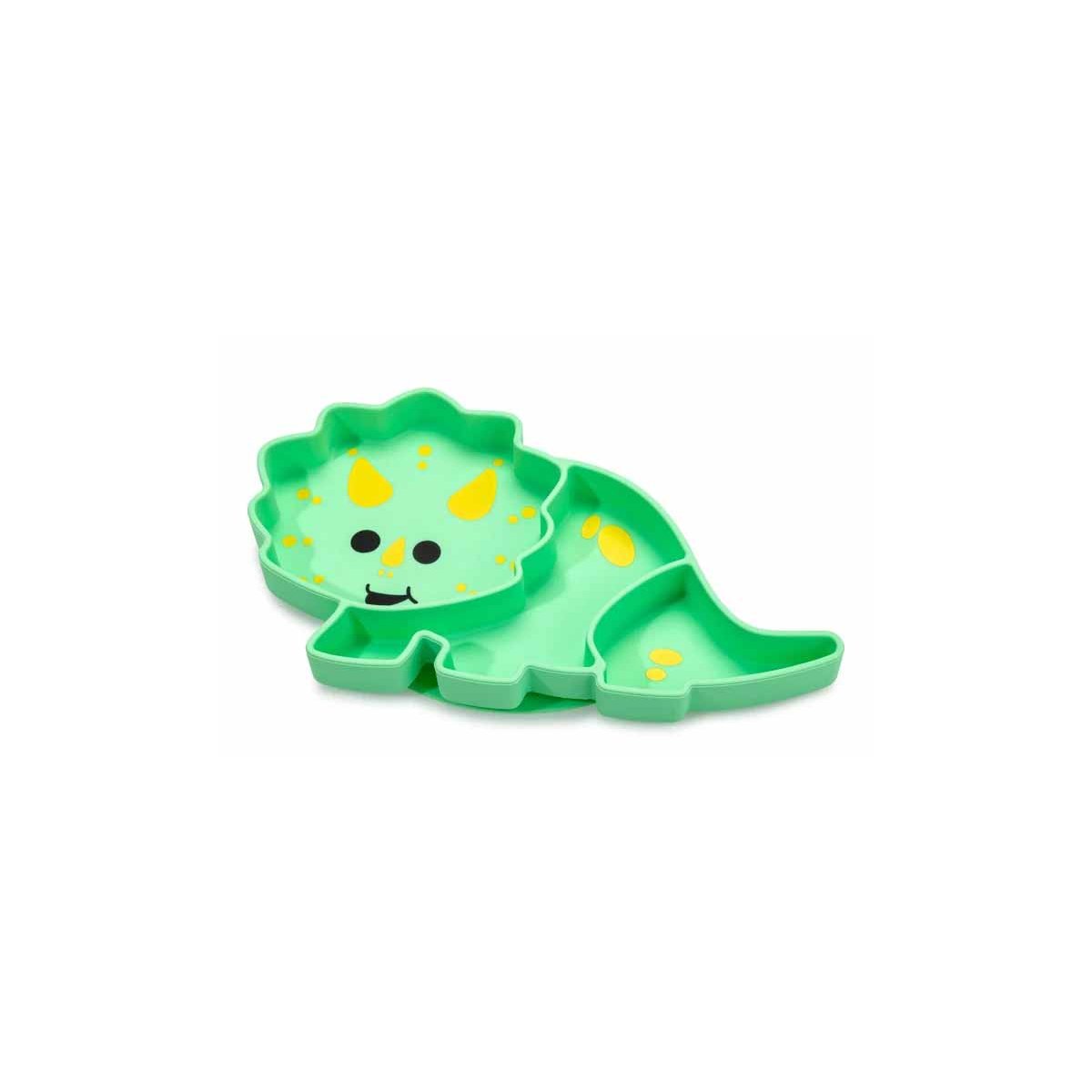 Silicone Divided Plate - Dinosaur