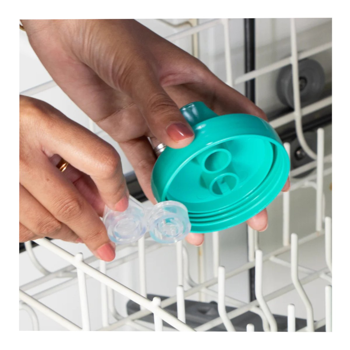 No Spill Lid with Valve - Grey