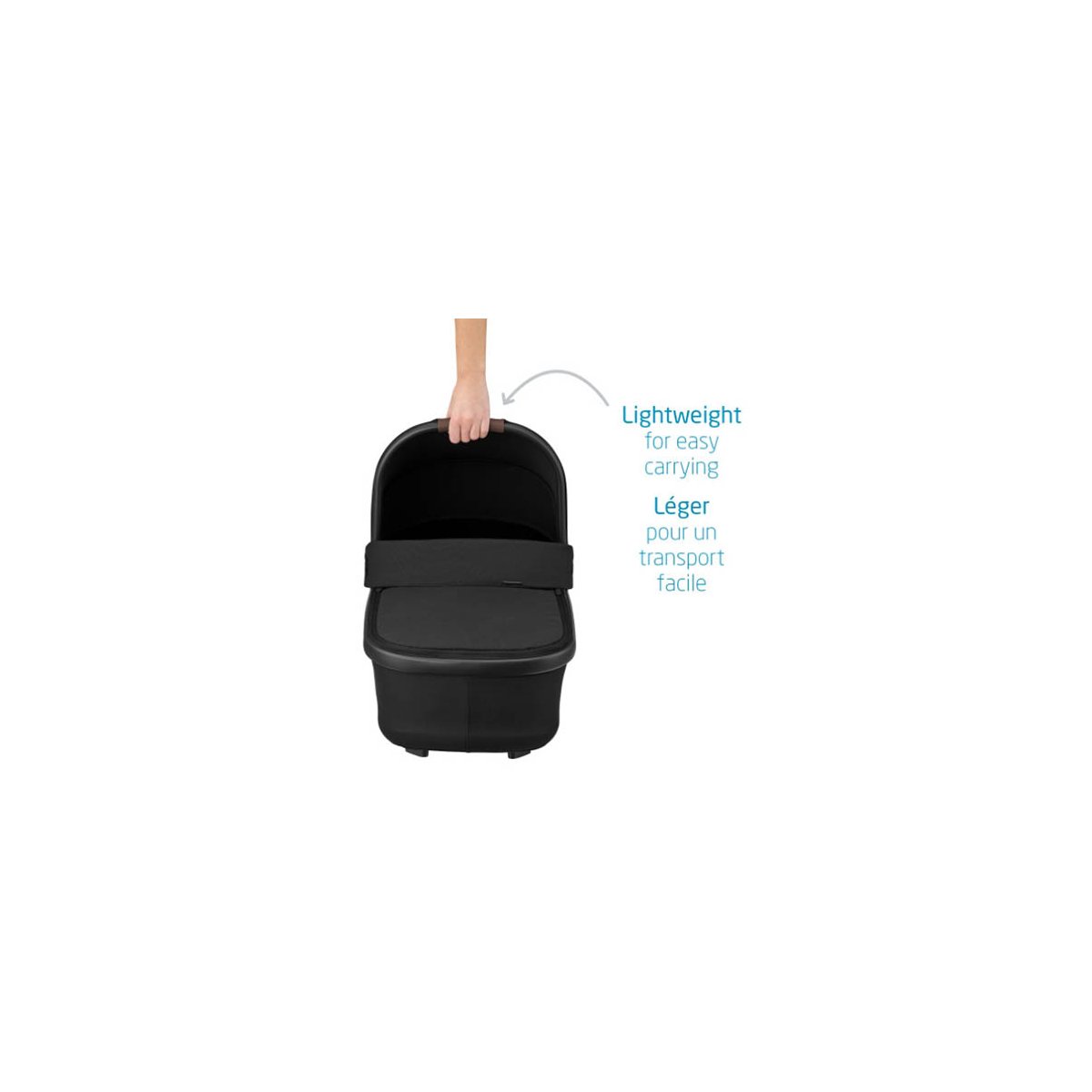 Oria Carry Cot Essential Black (Exclusive Online Product)
