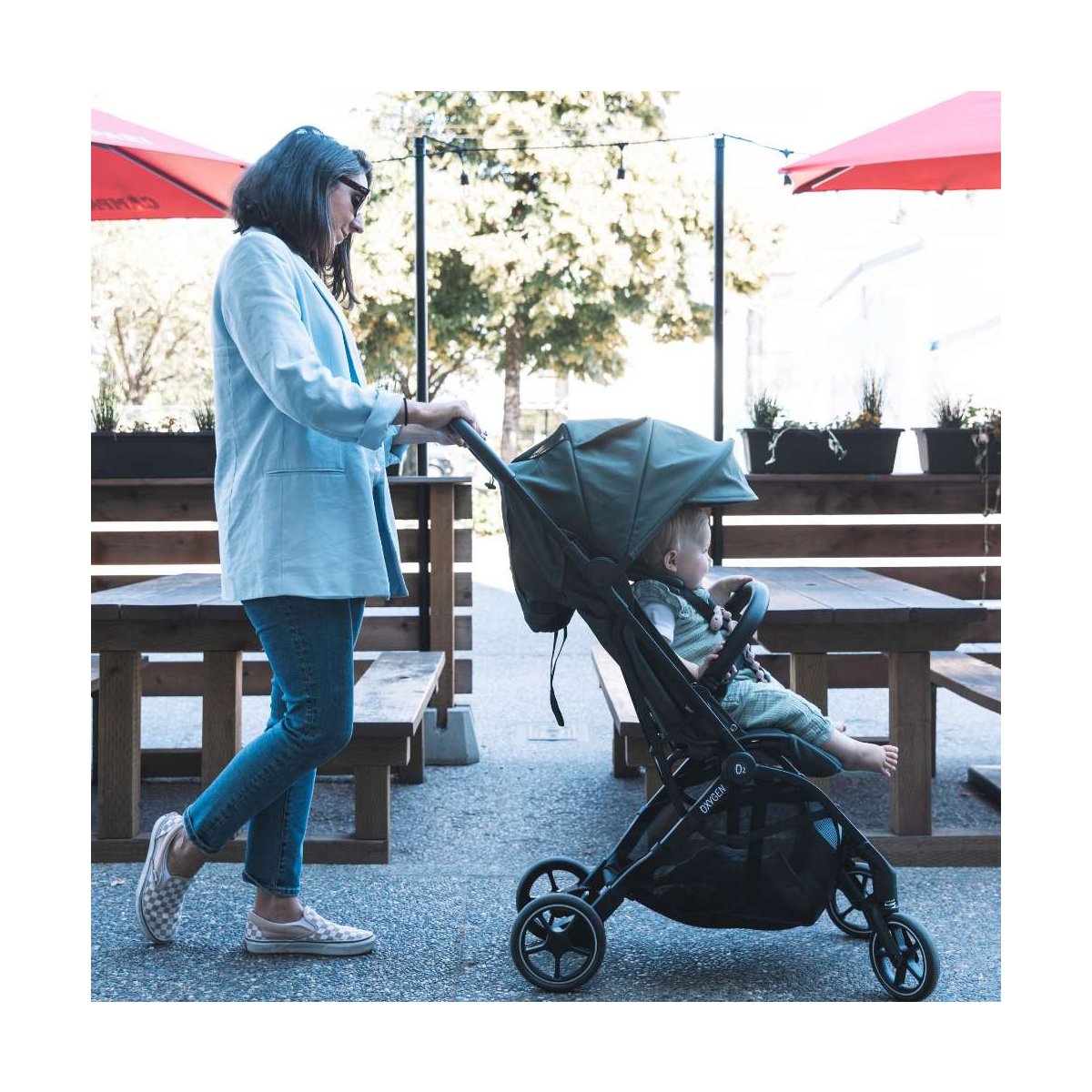 Oxygen V2 Stroller - Platinum