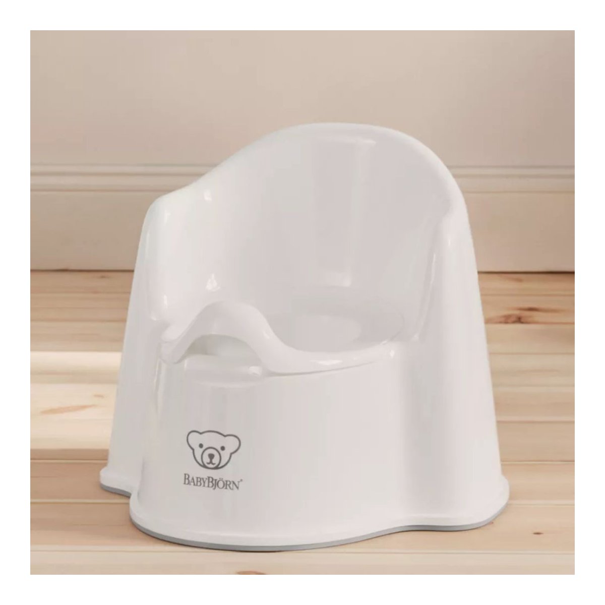 Potty Chair - White/Grey Trim
