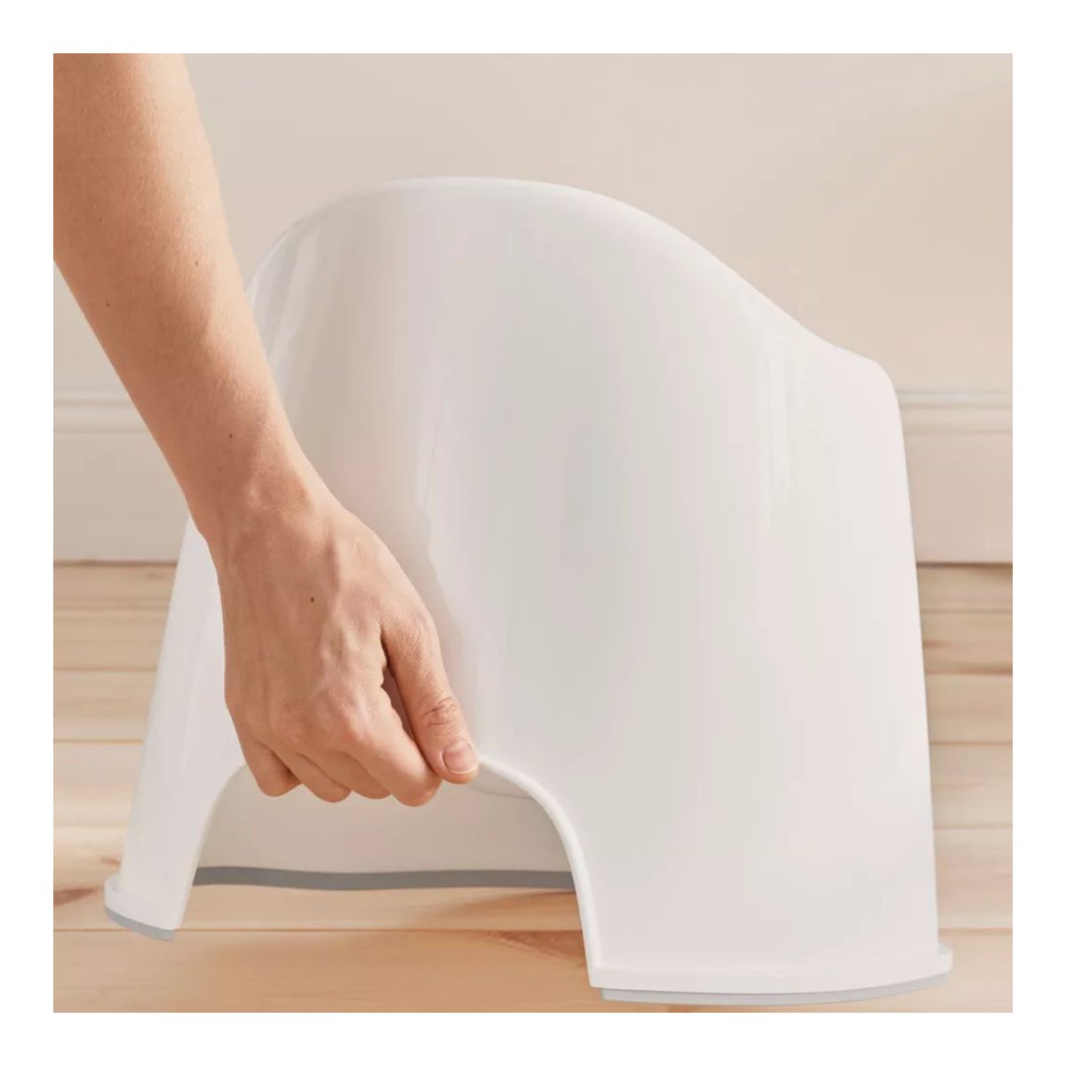 Potty Chair - White/Grey Trim