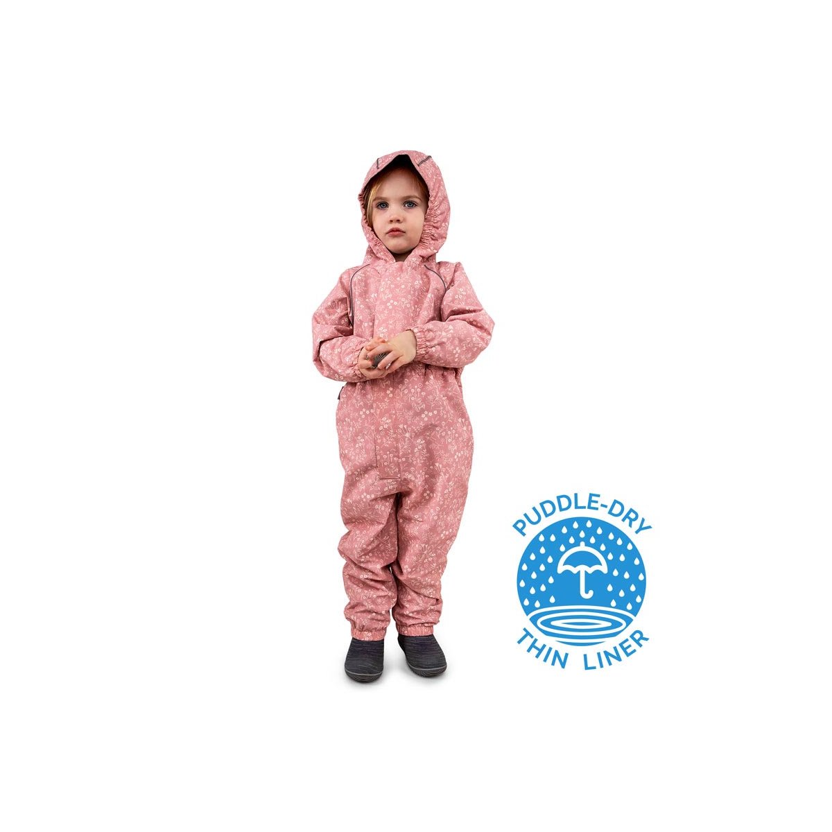 Puddle-Dry Waterproof Play Suit - Prairie Flowers