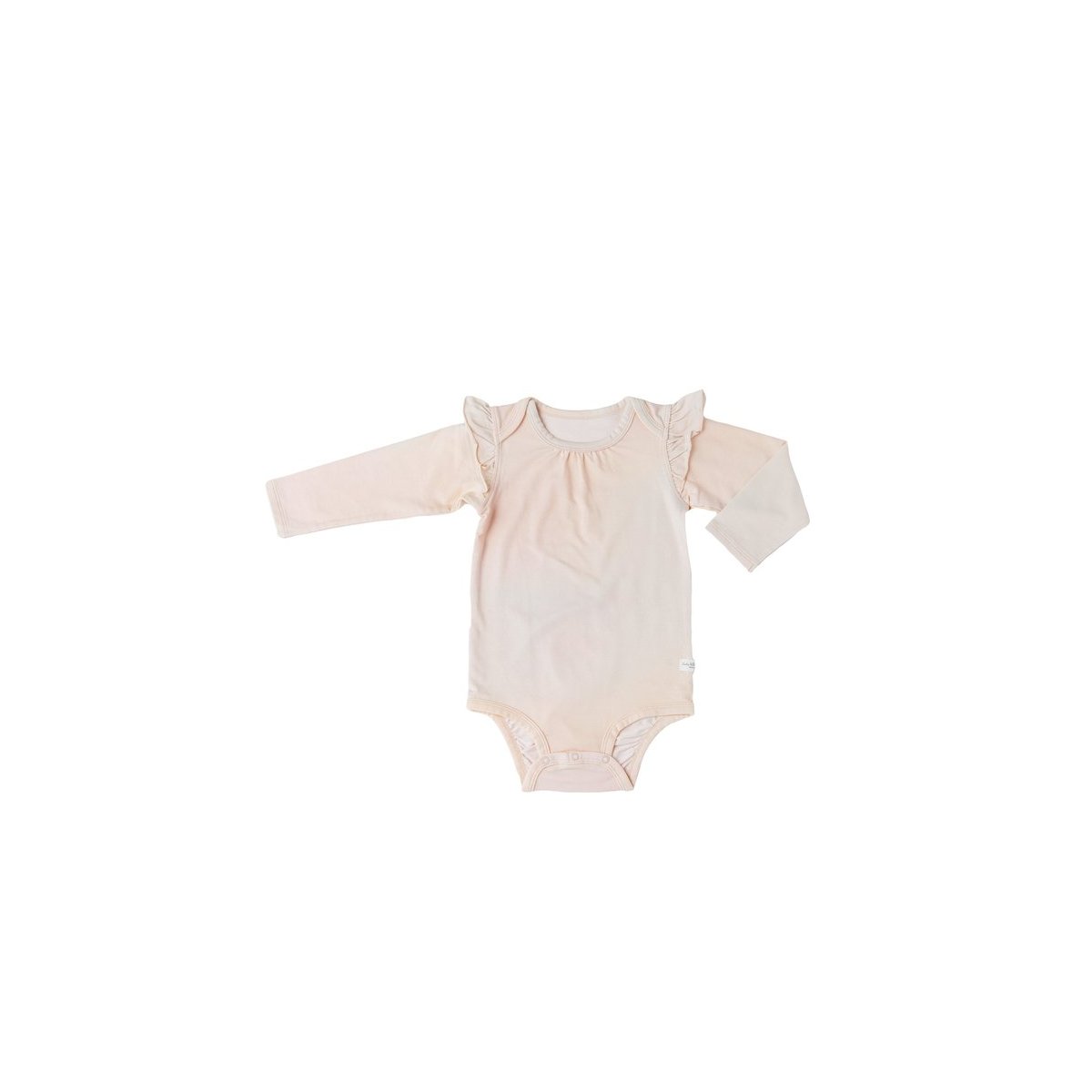 GirlS Long Sleeve Bodysuit In Tencel - Rainbow Dye